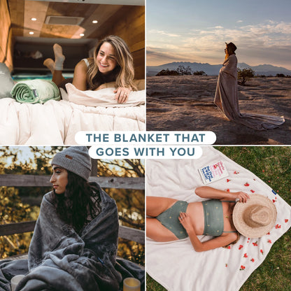 300 GSM Microplush Fleece Blanket - Soft and Plush Microfleece - Full/Queen Size, Gray