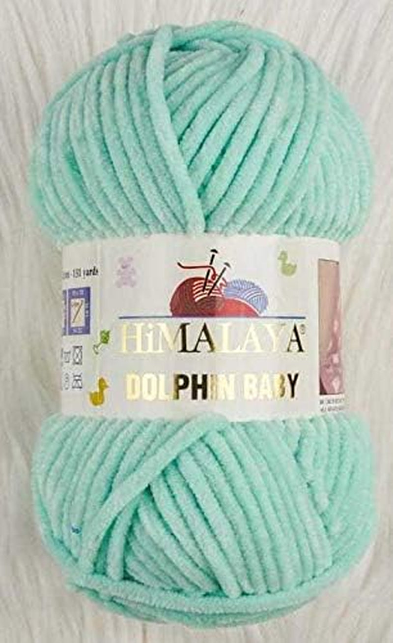 Himalaya Dolphin Baby Super Bulky Blanket Yarn - 655 Yards (600M), Velvet Texture, 500 Grams (17.63 Ounces)