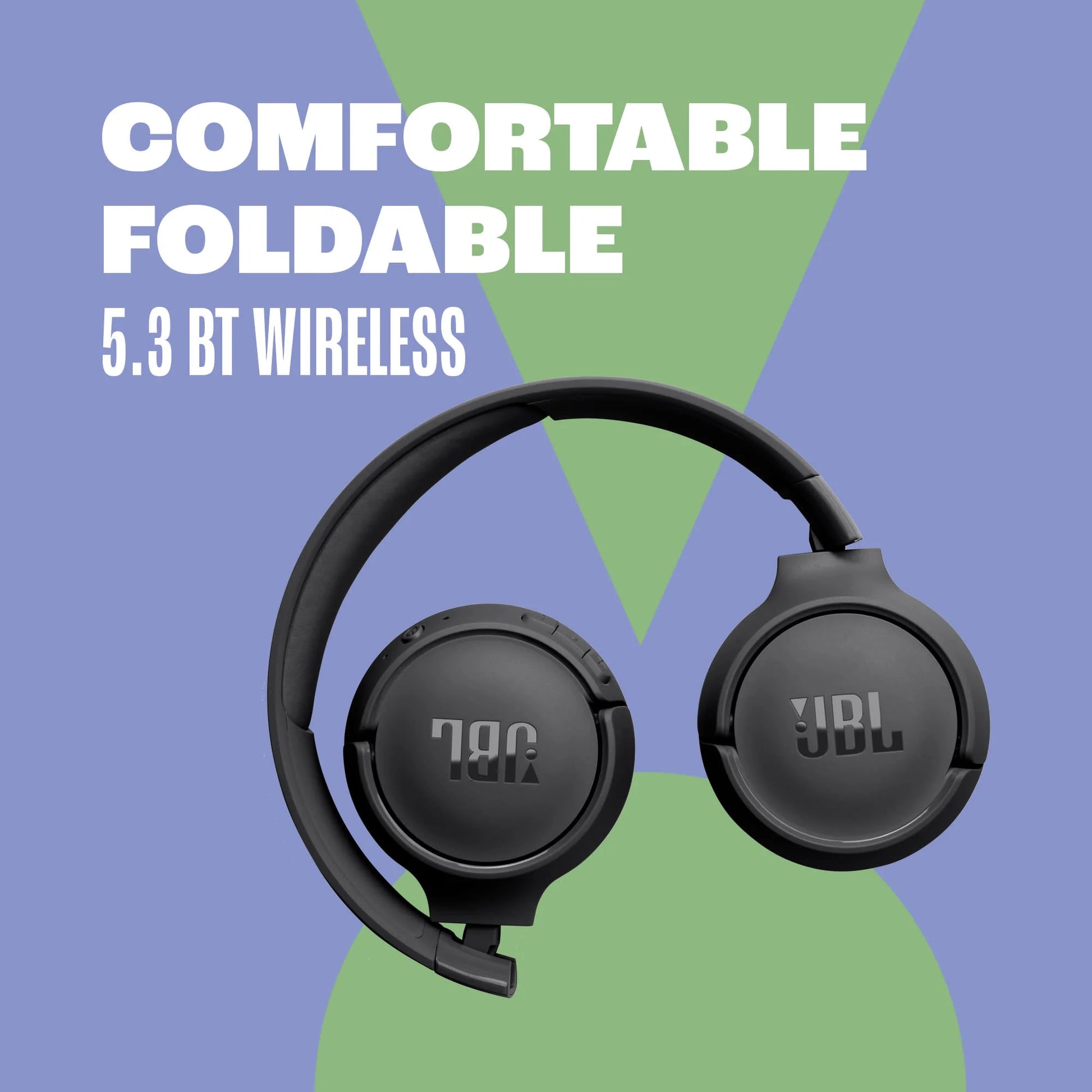Tune 520BT Wireless On-Ear Headphones - Experience  Pure Bass Sound On-the-Go - Black