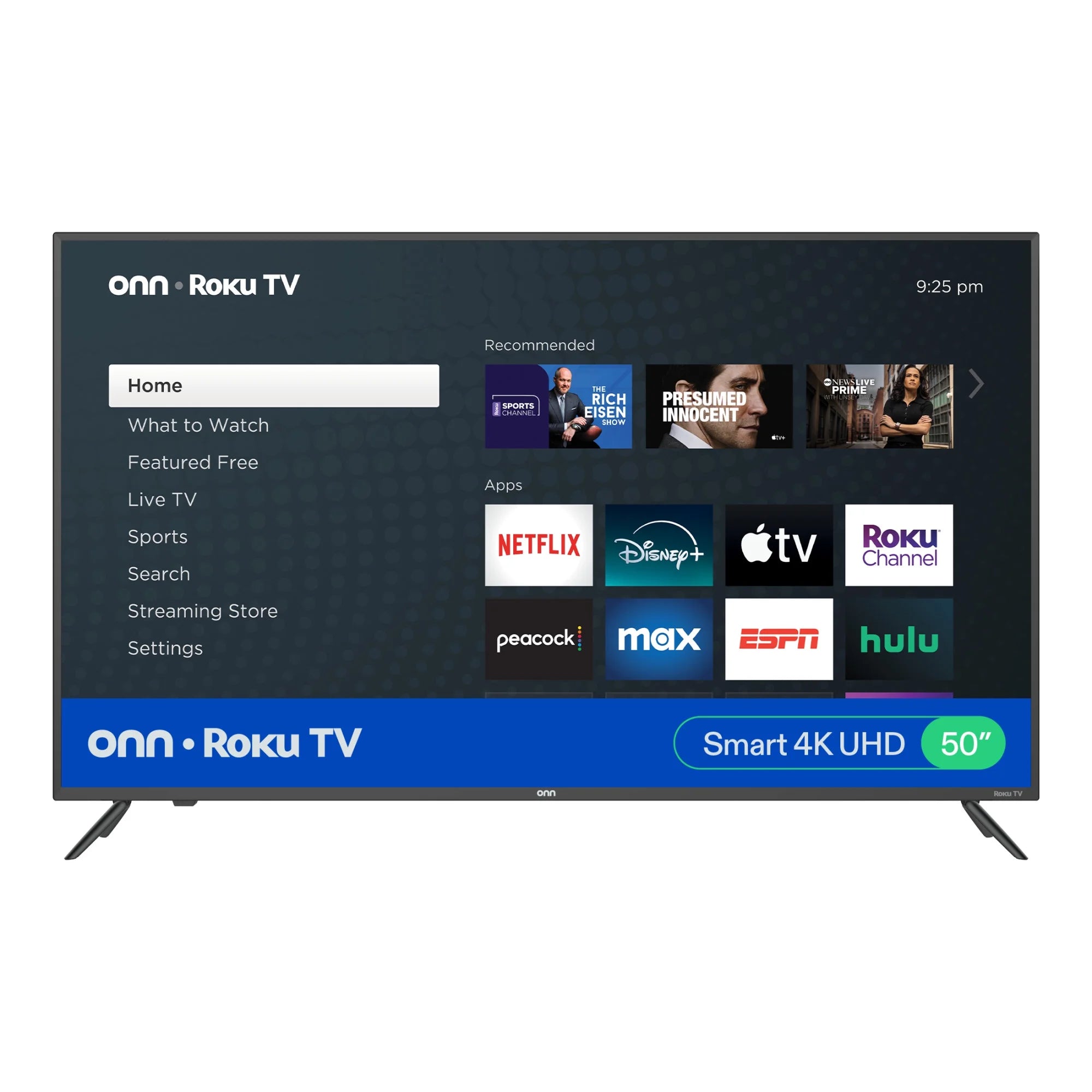 50” Class 4K UHD (2160P) LED Roku Smart Television HDR (100012585)