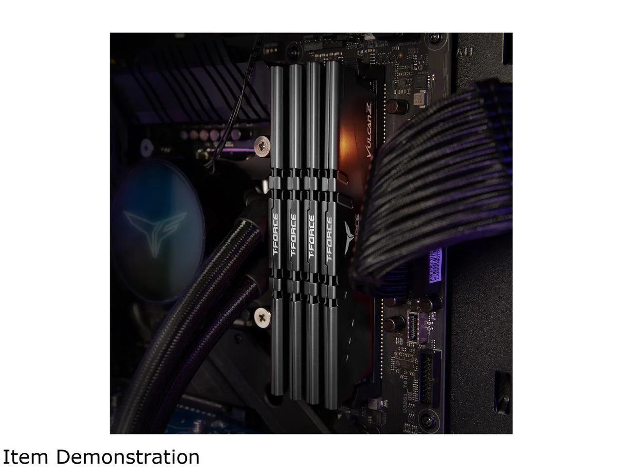 Team T-FORCE VULCAN Z 16GB (2 X 8GB) 288-Pin PC RAM DDR4 3200 (PC4 25600) Desktop Memory Model TLZGD416G3200HC16CDC01