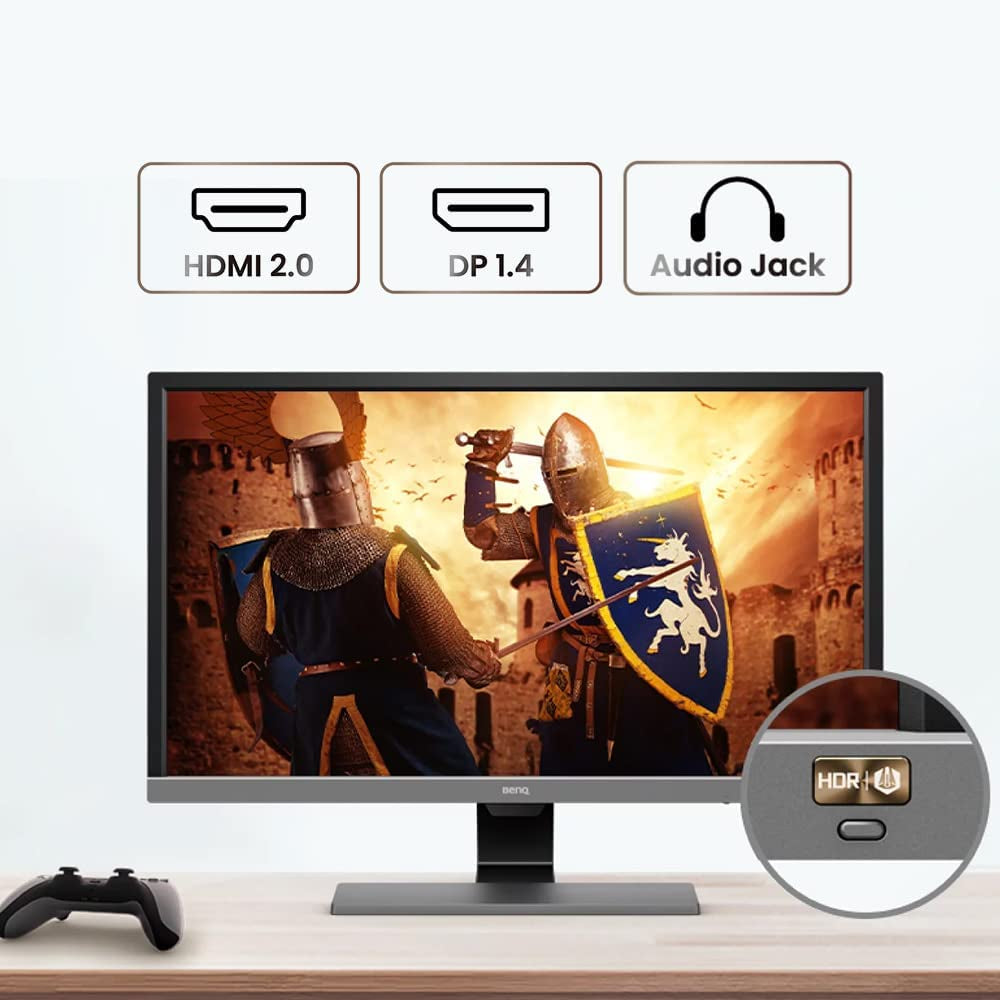 Benq EL2870U Gaming Monitor 28" 4K UHD 1Ms | TN | AMD Freesync | Eye-Care Tech | Anti-Glare | Brightness Intelligence plus | Tilt Screen | Built-In Speakers | Displayport | HDMI