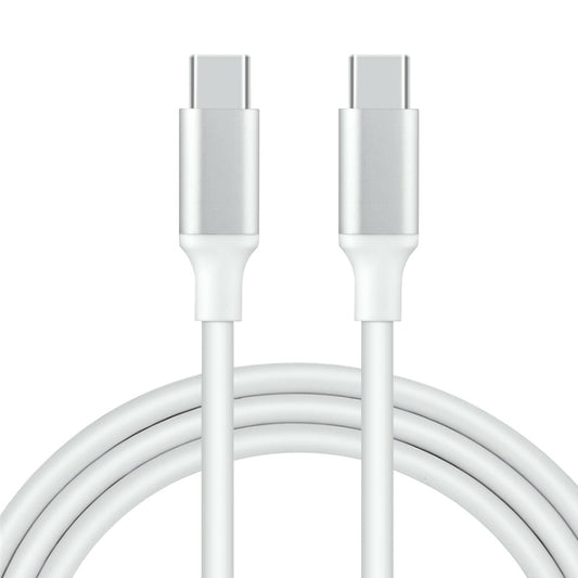5Ft USB-C Fast Charging Cable for MacBook and Google Devices - White