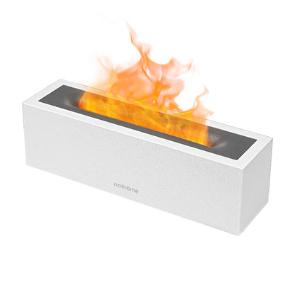 200ML Ultrasonic Aroma Diffuser and Humidifier with LED Flame Effect for Essential Oils