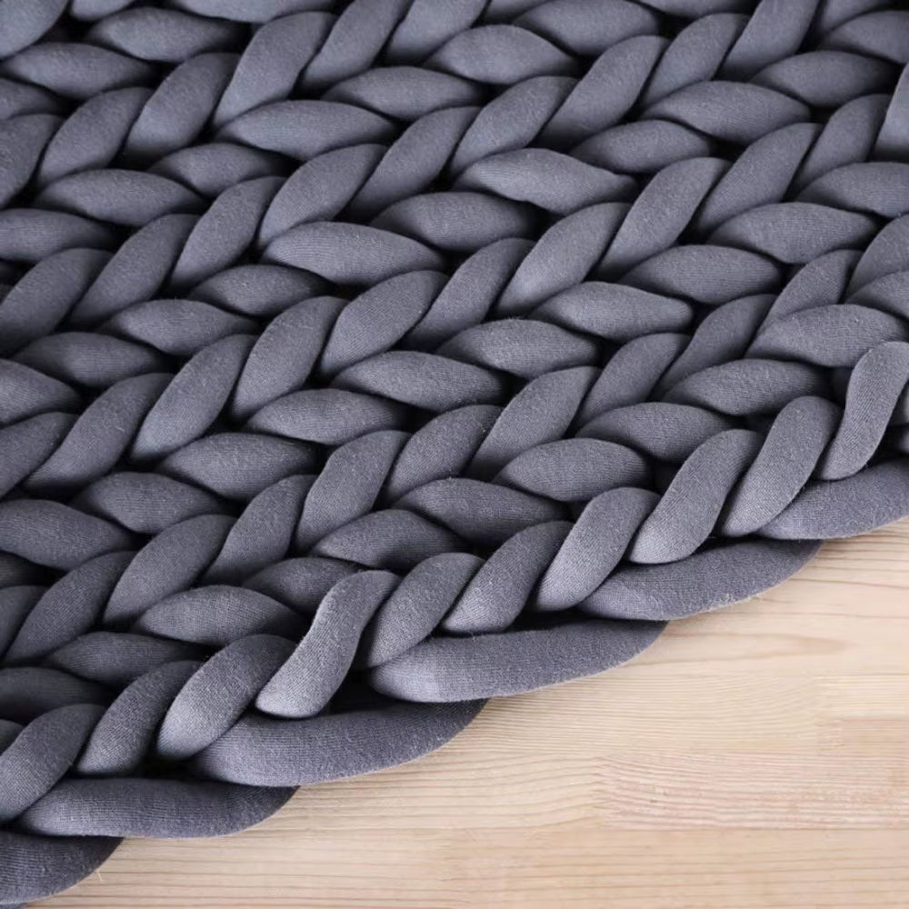 Washable Super Chunky Hand Knitting Yarn - Cotton Tube Yarn, Merino Wool Alternative, Pet Friendly, 250G