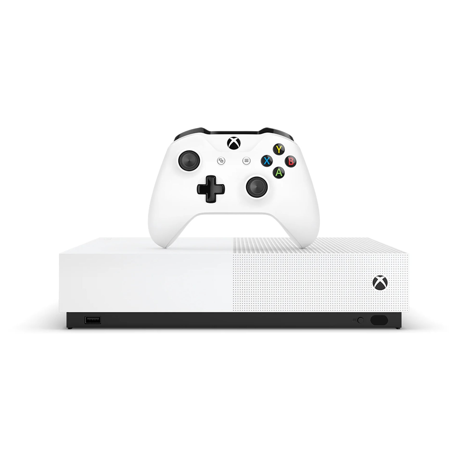 Xbox One S 1TB All Digital Edition with 3 Games Bundle (Disc-Free Gaming), White[Previous Generation]
