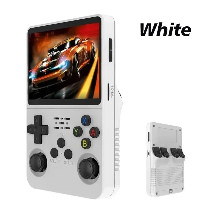 R36S Retro Handheld Video Game Console with Linux System, 3.5-Inch IPS Screen, and Portable 64GB/128GB Video Player