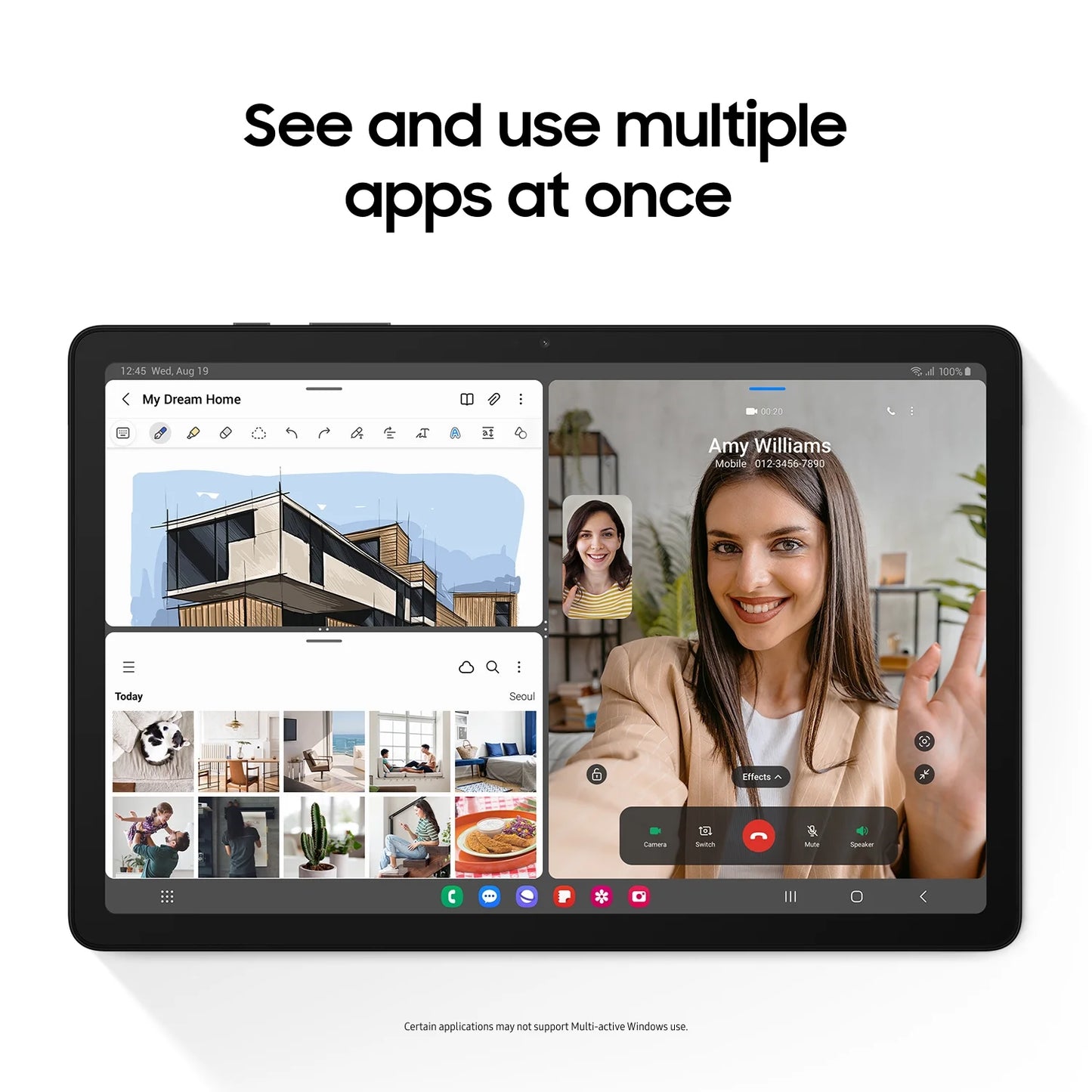 Galaxy Tab A9+ 11-Inch Widescreen Tablet, 64GB Storage, Android 13, Navy Blue