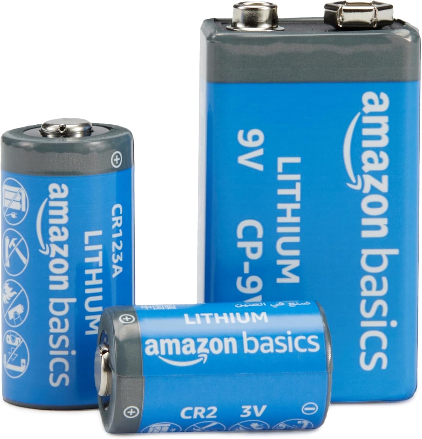 Amazon Basics 6-Pack CR123A Lithium Batteries, 3 Volt, Up to 10-Year Shelf Life