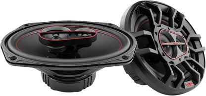 DS18 GEN-X6.5C Component Set - 6.5", 2-Way, 150W Max, 50W RMS, Black Paper Cone, Tetorn Dome Tweeters, 4 Ohms - Clarity Unparalled by Other Speakers in Their Class (2 Speakers)