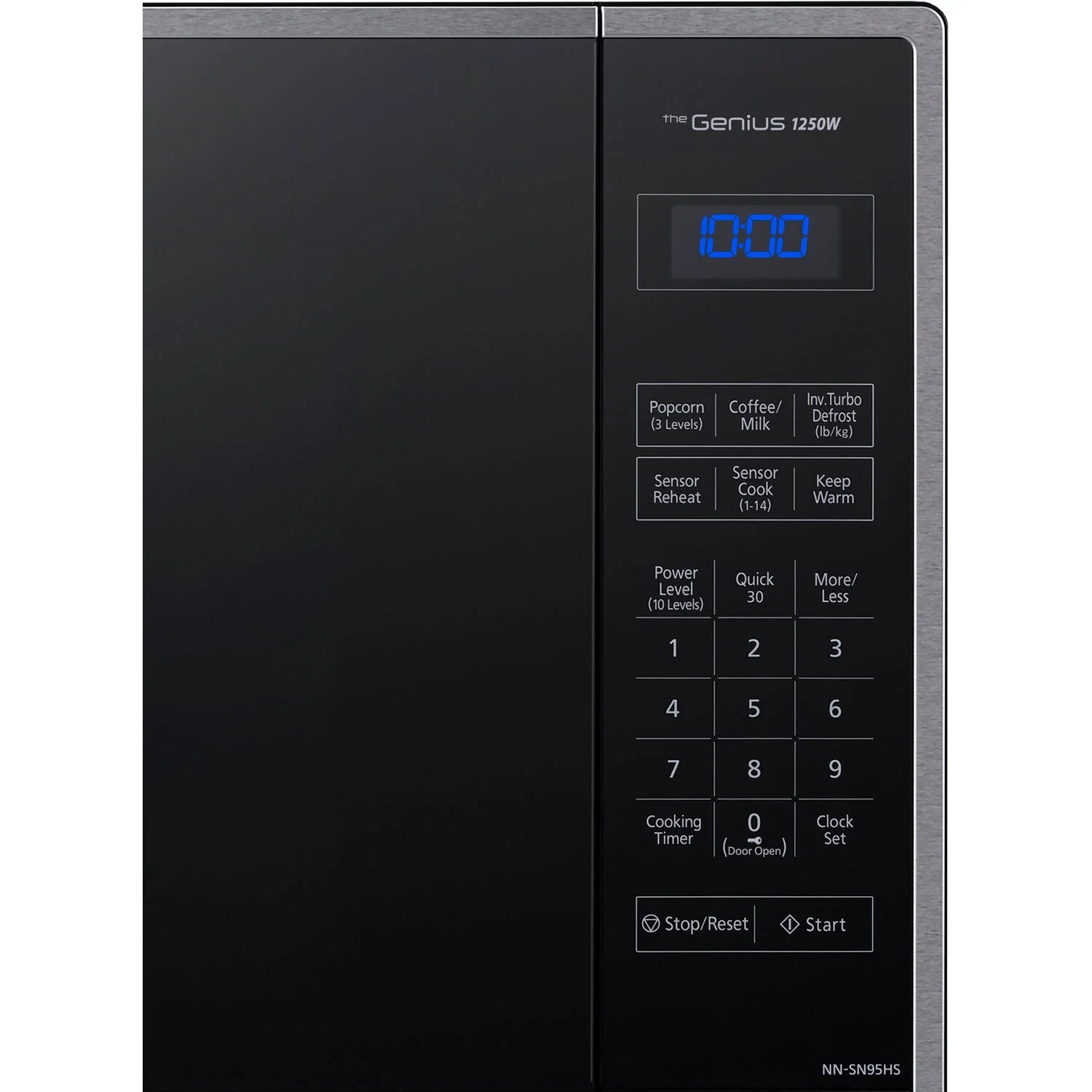 2.2-Cubic Foot 1250W Countertop Microwave with Inverter Technology in Stainless Steel NN-SN95HS