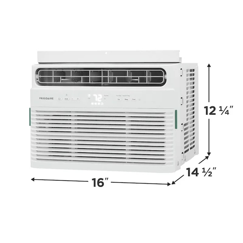 6,000 BTU Window Air Conditioner for Rooms up to 250 Sq Ft, White