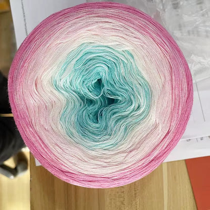 300G 100% Organic Cotton Blend Yarn for Spring and Summer Crochet Projects - 1000 Meter Soft Lace Line for DIY Hand-Woven Clothing and Accessories