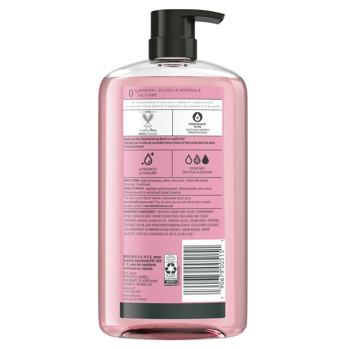 Rose Hips Smooth Shampoo for All Hair Types, 29.2 Fl Oz