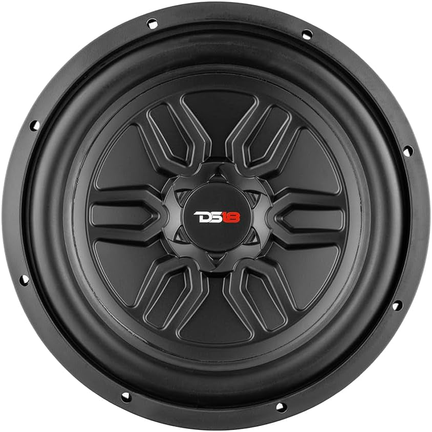 DS18 SLC-MD12.4D Car Subwoofer 12" 1000 Watts Max Power 250 Watts RMS Dual Voice Coil 4 Ohms. Easy Mounting. Loud Bass for Vehicle Stereo Sound System - 1 Speaker