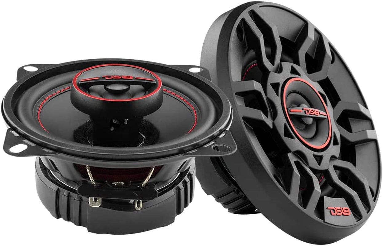 DS18 GEN-X6.5C Component Set - 6.5", 2-Way, 150W Max, 50W RMS, Black Paper Cone, Tetorn Dome Tweeters, 4 Ohms - Clarity Unparalled by Other Speakers in Their Class (2 Speakers)
