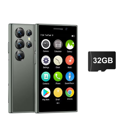 SERVO S24 Mini Pocket Smartphone 2GB 16GB 4G Netcom Android Native System MT6737 WIFI Hotspot Small Palm Smart Phones New Update