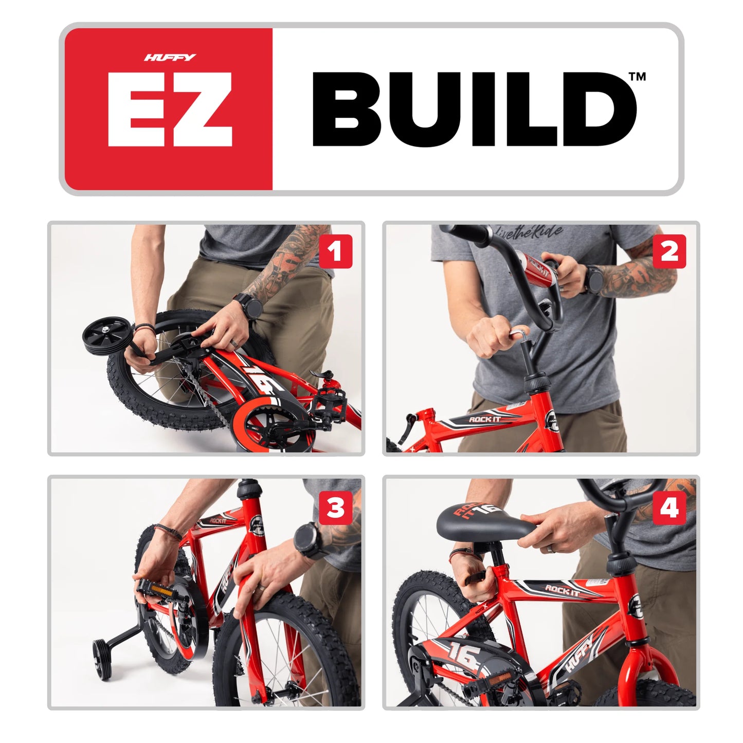 20" Rock It Children's Bike for Boys, Suitable for Riders 44"-56", Blue