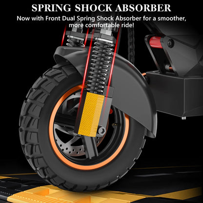 800W Electric Scooter for Adults with Seat, 12.5Ah Battery, 3 Speed Settings, Capable of 28 MPH and 32 Miles Range