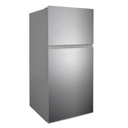 33-Inch 20.4 Cu. Ft. ENERGY STAR® Standard Refrigerator/Freezer with Icemaker in Stainless Steel