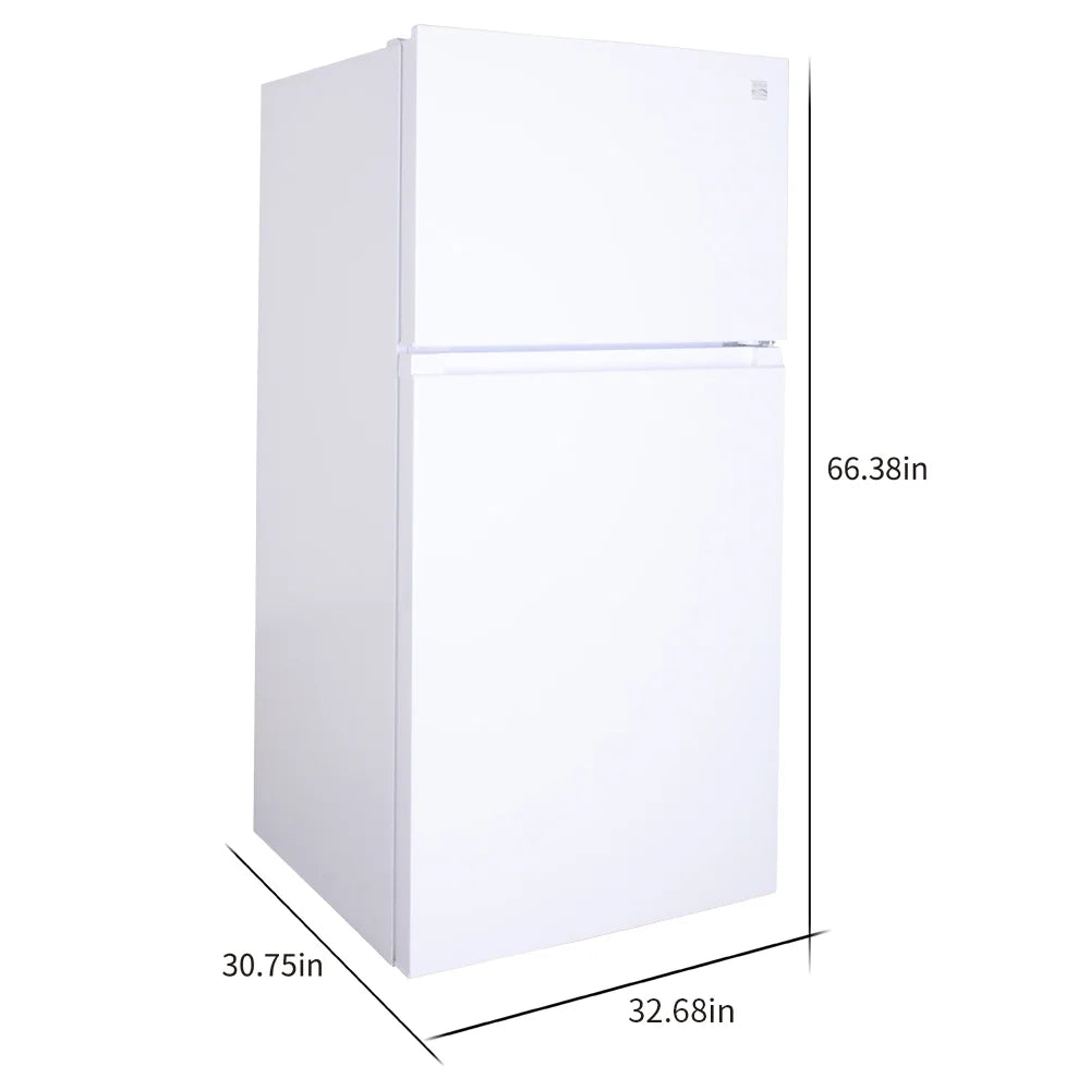 04671332 White Freezer with Ice Maker