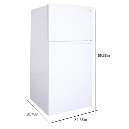 04671332 White Freezer with Ice Maker