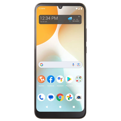 Tracfone  View 5 Pro Prepaid Smartphone, 64GB, Black (Network Locked)