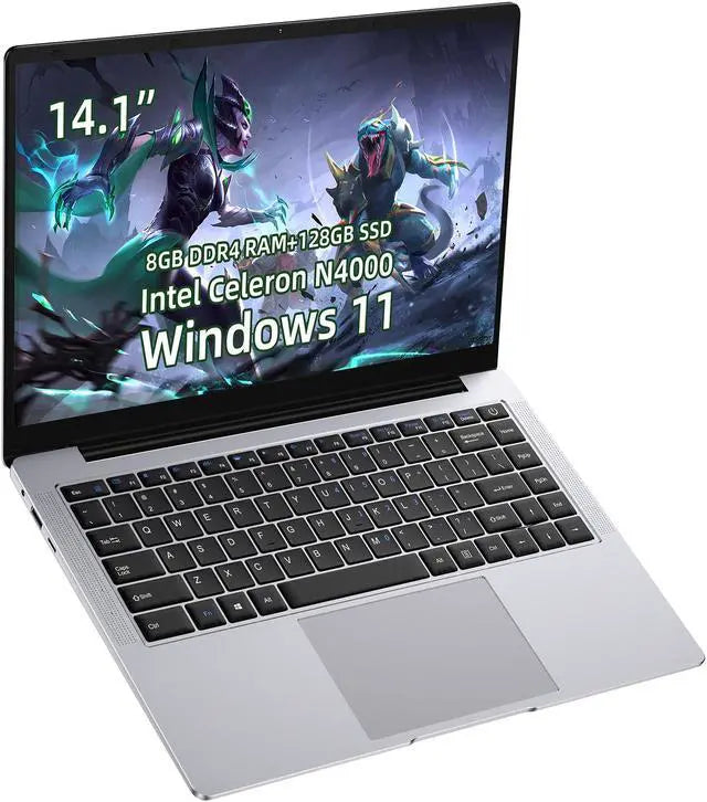 Justthink 14.1 Inch Laptop with Celeron N4000 and Multiple Storage Options