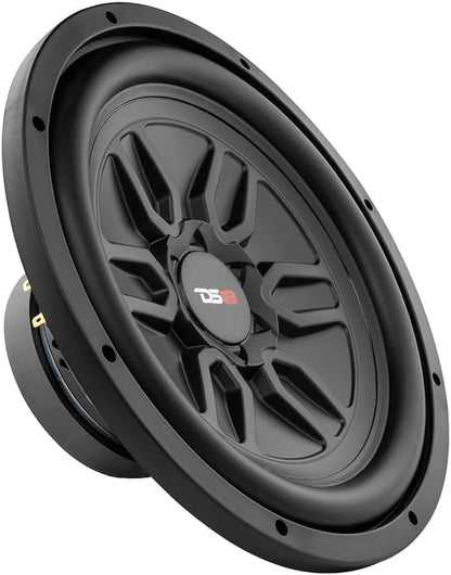 DS18 SLC-MD12.4D Car Subwoofer 12" 1000 Watts Max Power 250 Watts RMS Dual Voice Coil 4 Ohms. Easy Mounting. Loud Bass for Vehicle Stereo Sound System - 1 Speaker