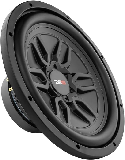 DS18 SLC-MD12.4D Car Subwoofer 12" 1000 Watts Max Power 250 Watts RMS Dual Voice Coil 4 Ohms. Easy Mounting. Loud Bass for Vehicle Stereo Sound System - 1 Speaker