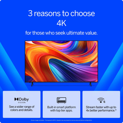 75” Class 4K UHD LED HDR Smart TV (V4K75M-08)