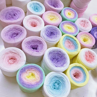 300G 100% Organic Cotton Blend Yarn for Spring and Summer Crochet Projects - 1000 Meter Soft Lace Line for DIY Hand-Woven Clothing and Accessories