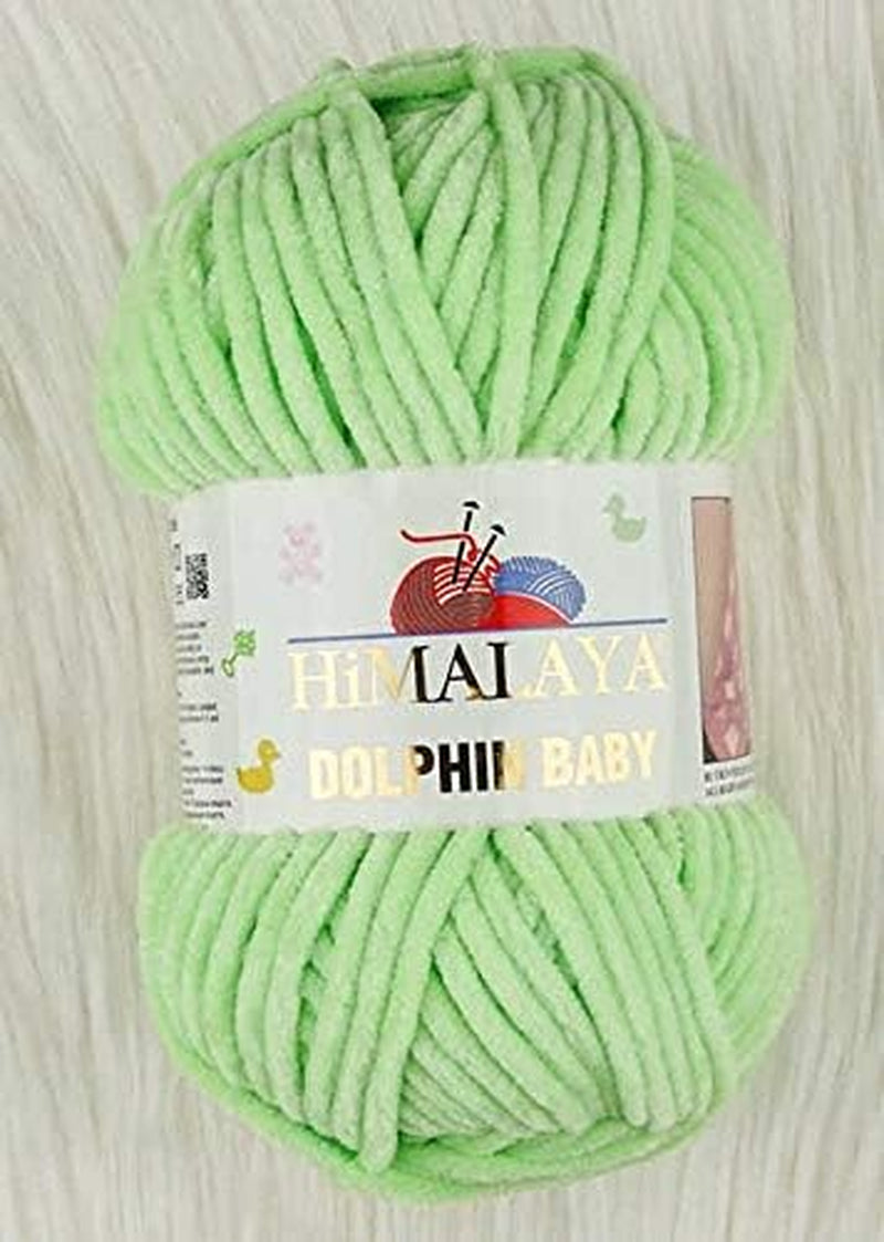 Himalaya Dolphin Baby Super Bulky Blanket Yarn - 655 Yards (600M), Velvet Texture, 500 Grams (17.63 Ounces)