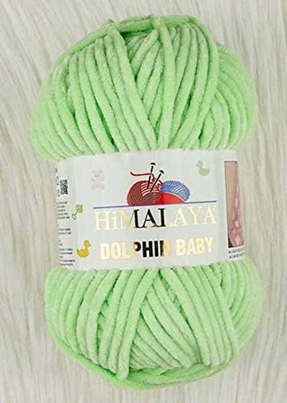 Himalaya Dolphin Baby Super Bulky Blanket Yarn - 655 Yards (600M), Velvet Texture, 500 Grams (17.63 Ounces)