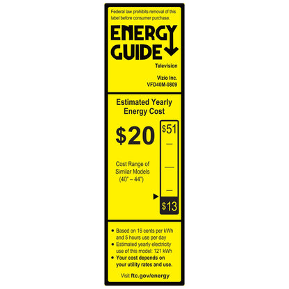 40" Class Full HD 1080P LED Smart TV (VFD40M-08)