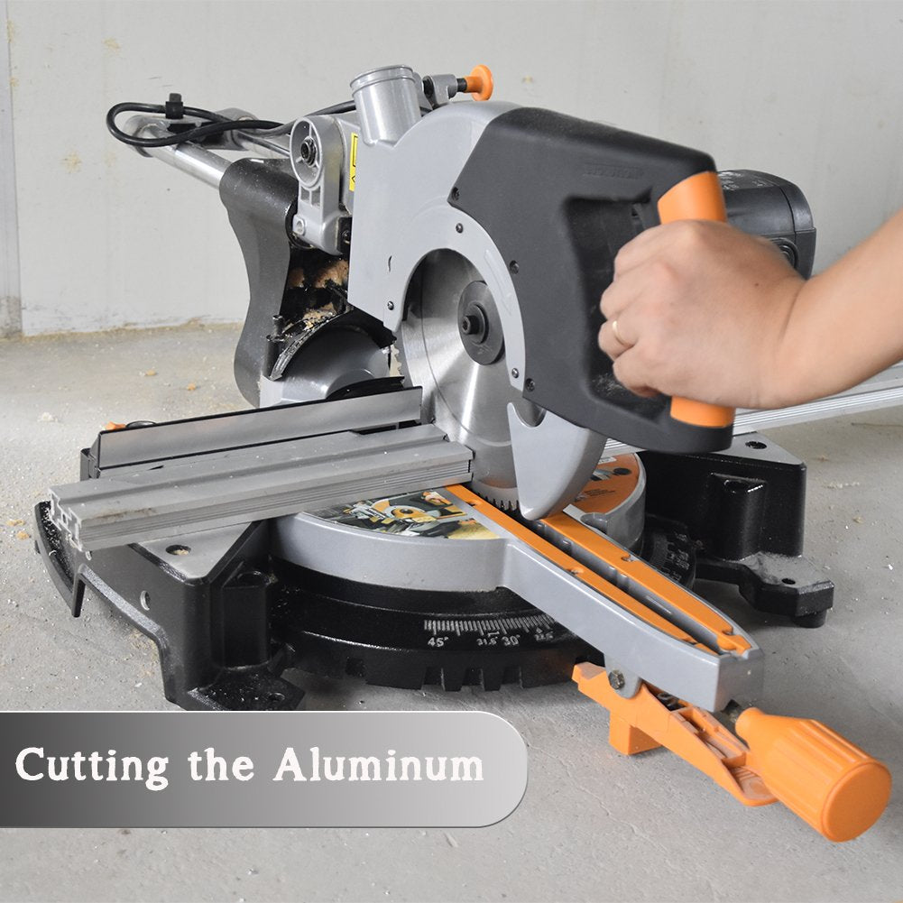 TOMAX 10-Inch 80-Tooth TCG Aluminum and Non-Ferrous Metal Cutting Saw Blade with 5/8-Inch Arbor