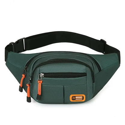 Multifunctional Mobile Waist Bag for Men and Women - Large Capacity, Splash-Resistant, Durable Design for Business and Construction Use
