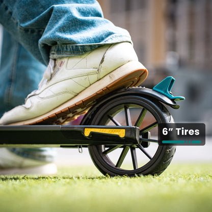 G2Plus Foldable Electric Scooter for Adults and Teens (Ages 8+) - 6" Tires, 200W Motor, 12 MPH, Gray