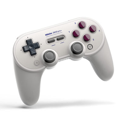 8Bitdo SN30 Pro+ Wireless Bluetooth Gamepad for Nintendo Switch, PC, macOS, Android, Steam, and Raspberry Pi (SN Edition)