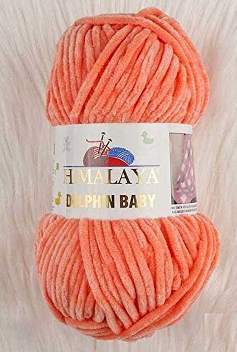 Himalaya Dolphin Baby Super Bulky Blanket Yarn - 655 Yards (600M), Velvet Texture, 500 Grams (17.63 Ounces)