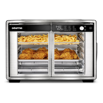 1700W 9-Slice Digital Toaster Oven and Air Fryer with 12 Cooking Presets, 35L Capacity, Stainless Steel Finish