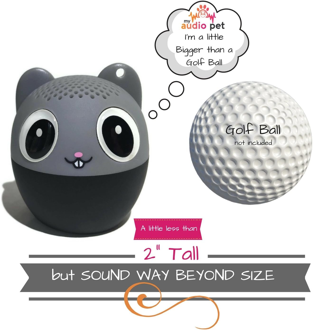 My Audio Pet Mini Bluetooth Animal Wireless Speaker (MEGA Mouse)