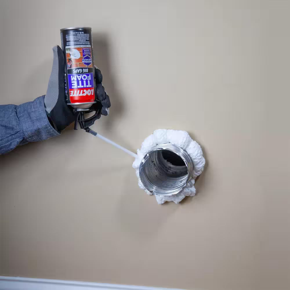 TITE FOAM Big Gaps Spray Foam, Bright White, 12 Oz. Can, Insulating Spray Foam Sealant