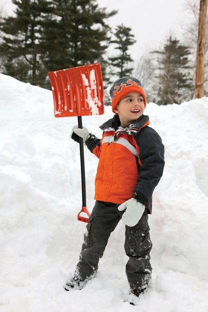 Bigfoot Children's Toy Snow Shovel with Metal Handle - 11.25 Inch Polyethylene Design