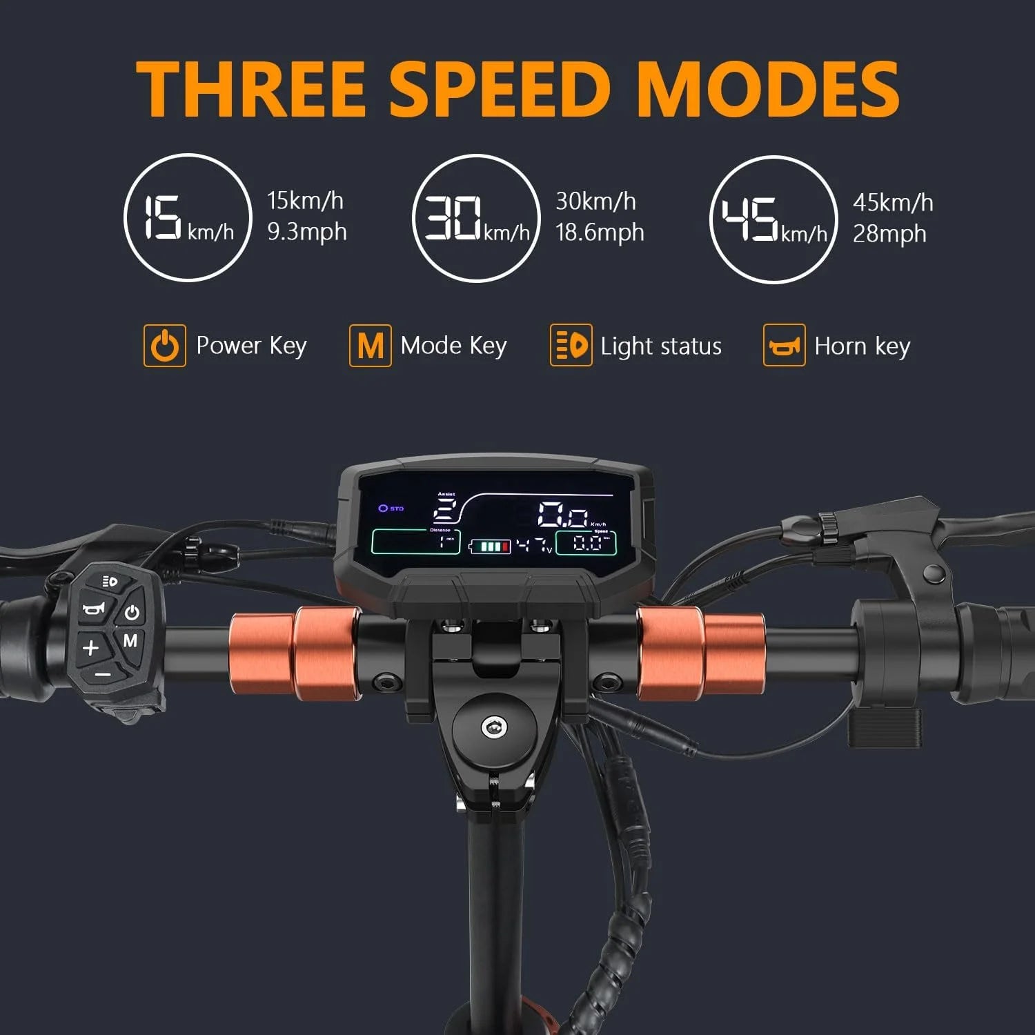 800W Electric Scooter for Adults with Seat, 12.5Ah Battery, 3 Speed Settings, Capable of 28 MPH and 32 Miles Range