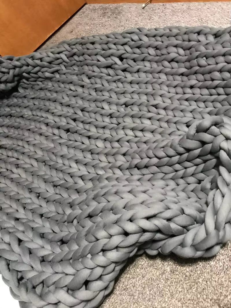 Washable Super Chunky Hand Knitting Yarn - Cotton Tube Yarn, Merino Wool Alternative, Pet Friendly, 250G