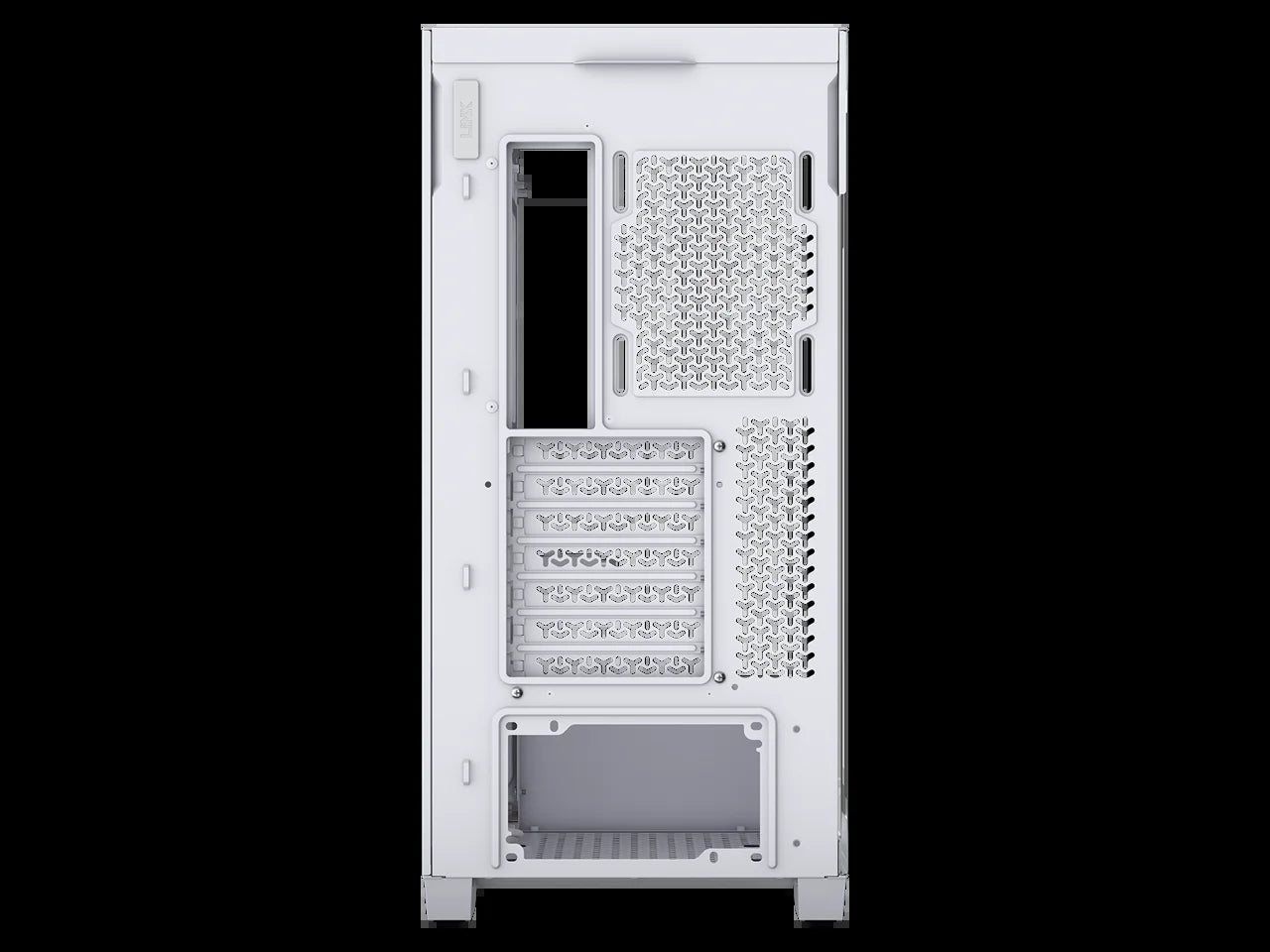 CORSAIR 3500X RS-R ARGB Mid-Tower PC Case – 3X Pre-Installed RS120-R ARGB Fans – GPU Anti-Sag Arm – Tempered Glass – Fits up to 10X 120Mm Fans – Reverse Connection Motherboard Compatible, White