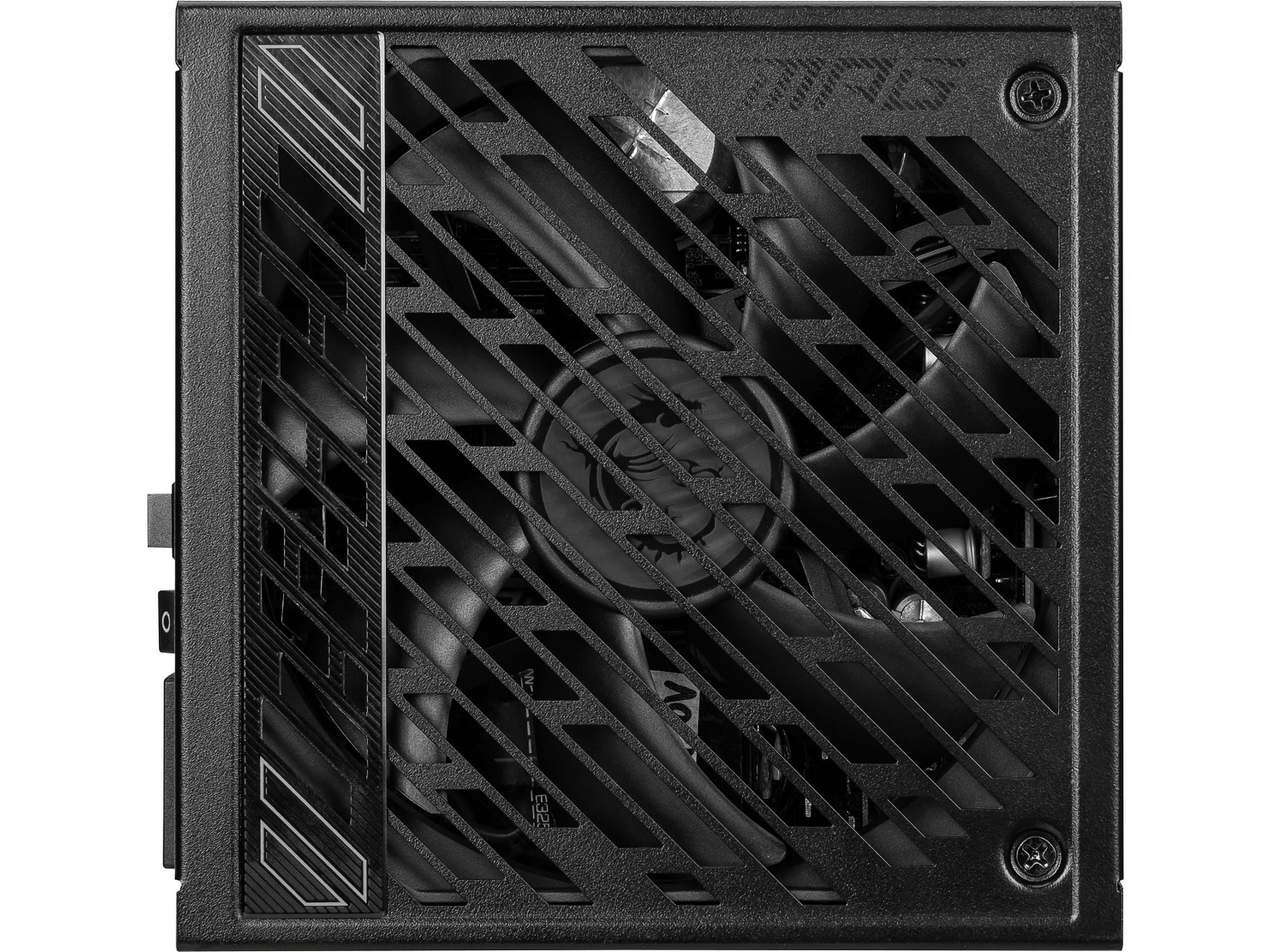 MSI MPG A1000GS PCIE5, Fully Modular Gaming 1000W Power Supply, 80+ Gold, Dual 12V-2X6 Cables, Server-Grade Capacitor, ATX 3.1 & Pcie 5.1 Ready, Low-Noise, Semi Digital, 10 Year Warranty