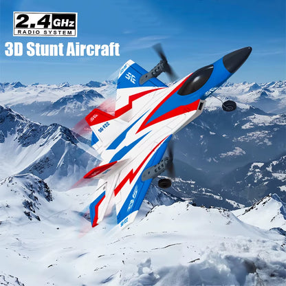 F22 Stunt RC Plane - 2.4G Remote Control Glider, 3D EPP Foam Airplane for Children
