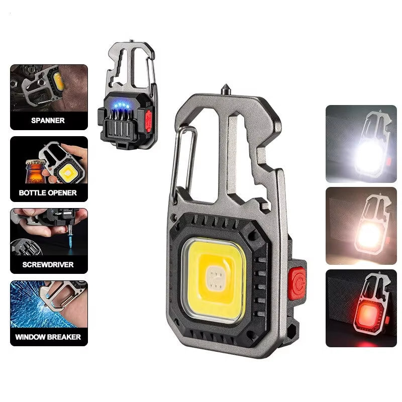 Compact Mini LED Keychain Flashlight - Powerful and Lightweight Portable Illumination
